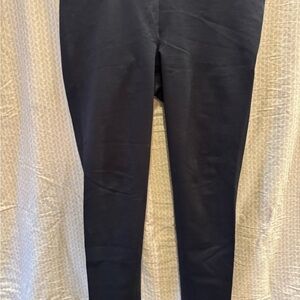 Navy blue dress pants from Ann Taylor. Side zipper. Great weight and dressy.